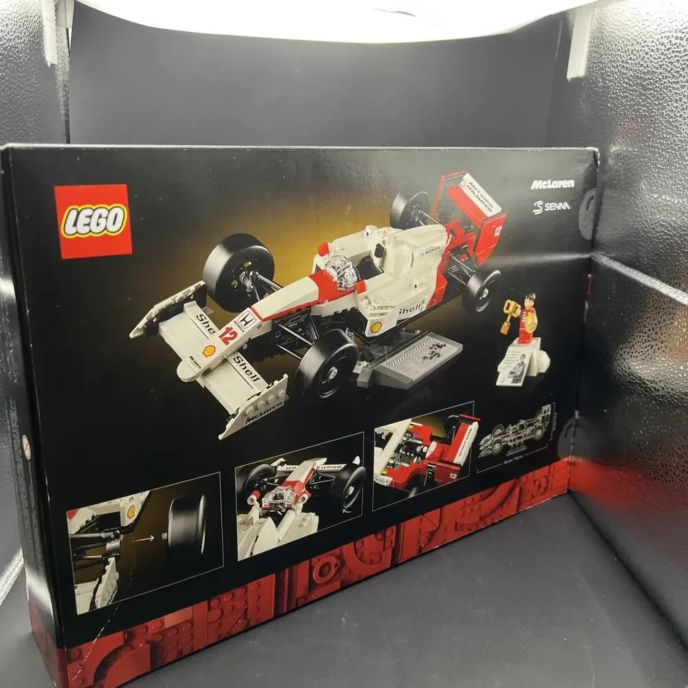 Lego Icons McLaren MP4/4 Ayrton Senna 10330 F1 Car Set Sealed 693 Pcs
